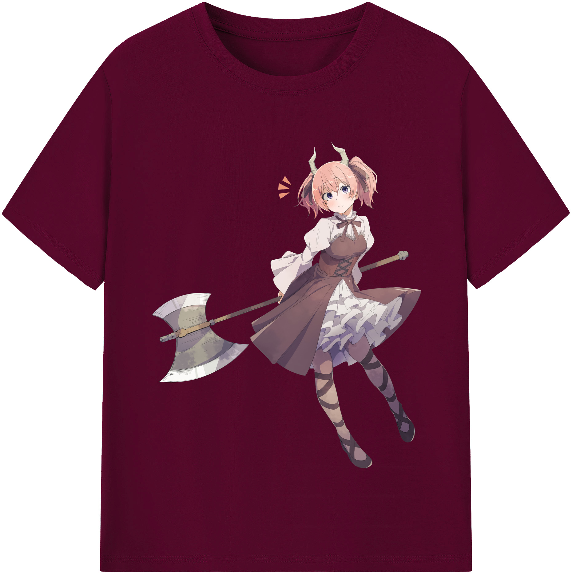 （画像用） 葬送のフリーレン Frieren レディースカジュアルプリントTシャツ（綿100％）